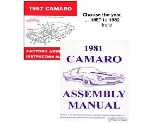 Assembly Manual: Camaro- 67-82 - CHOOSE Year